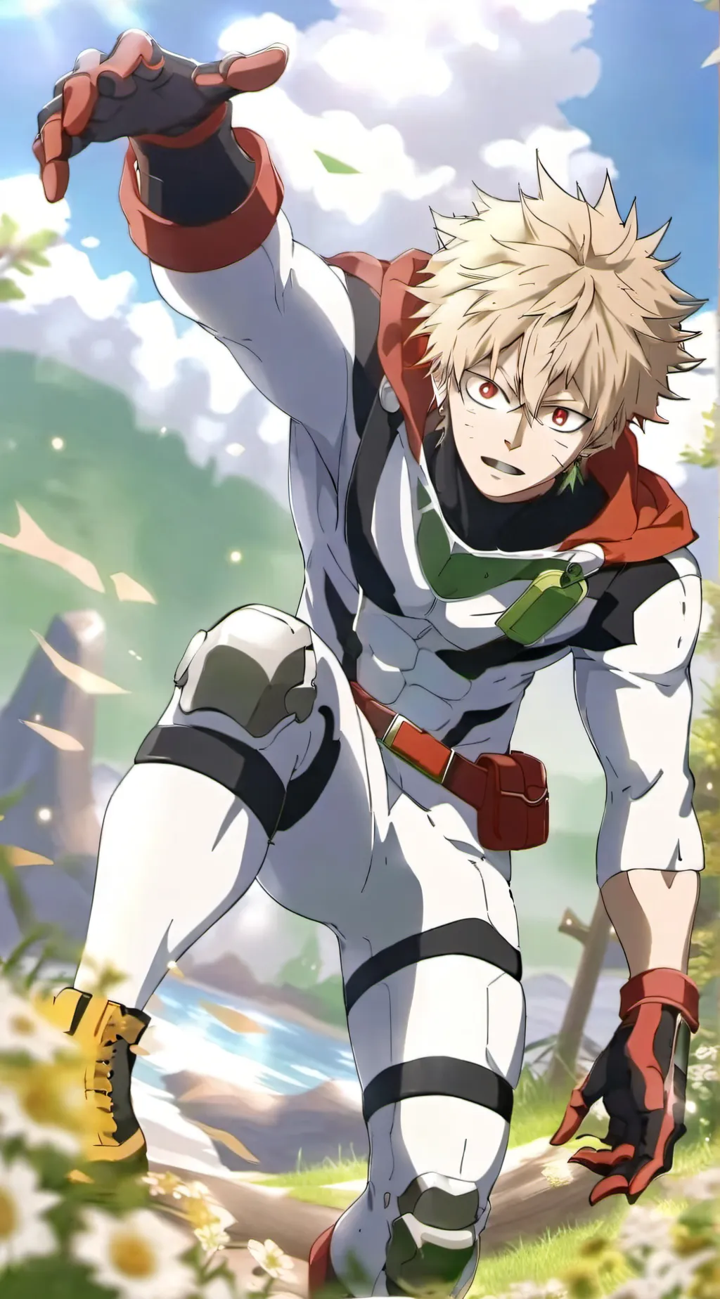 ai character: MHAxPOUGES background