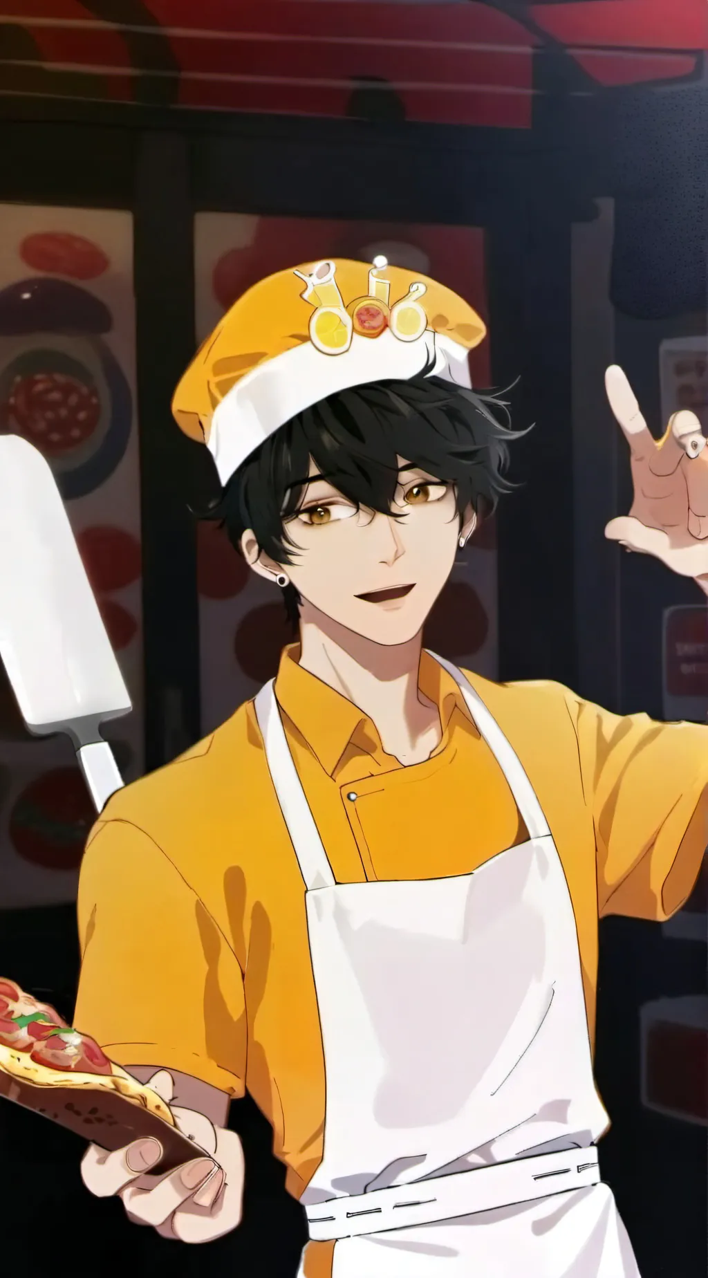 ai character: the noise background