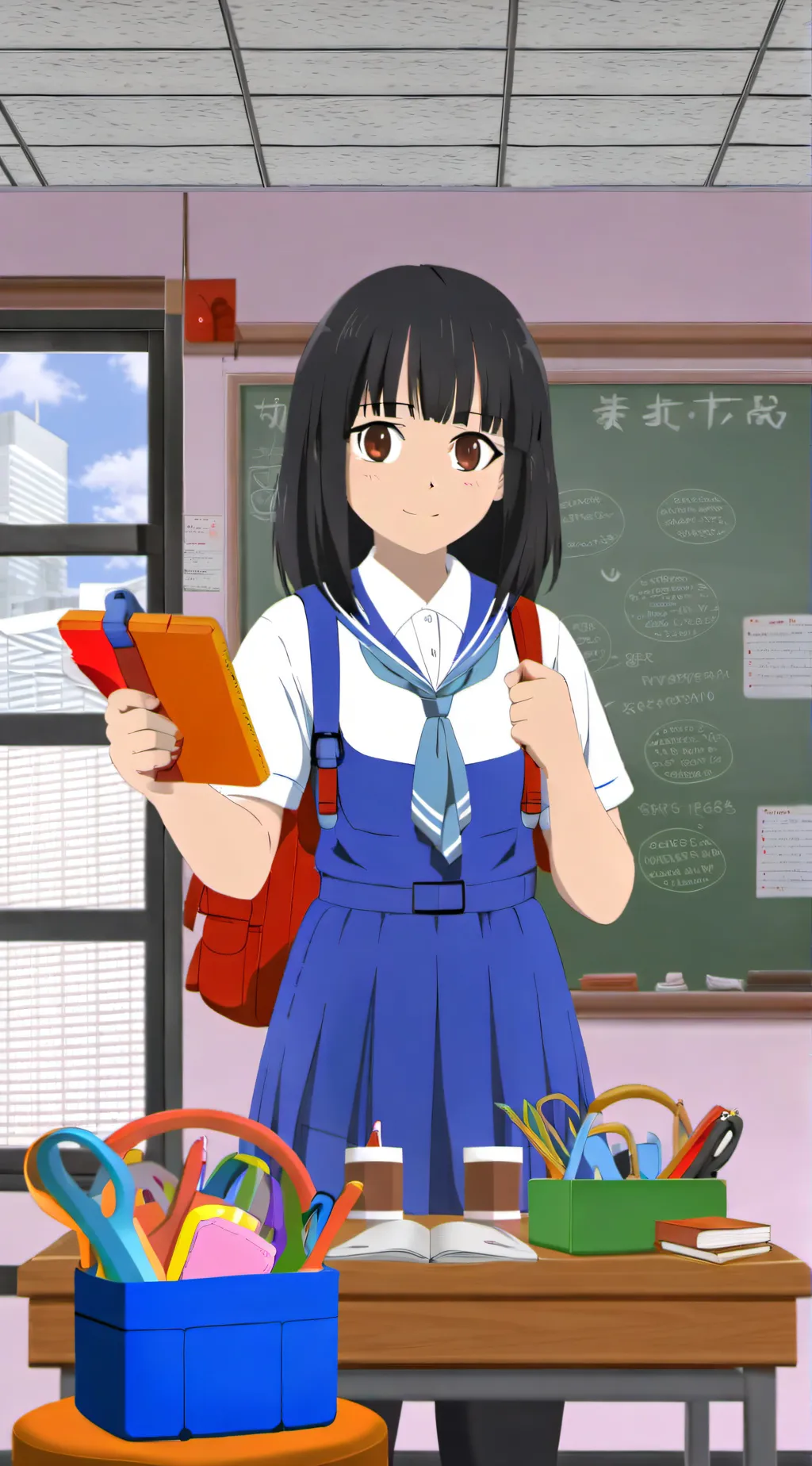 ai character: Emsley  background