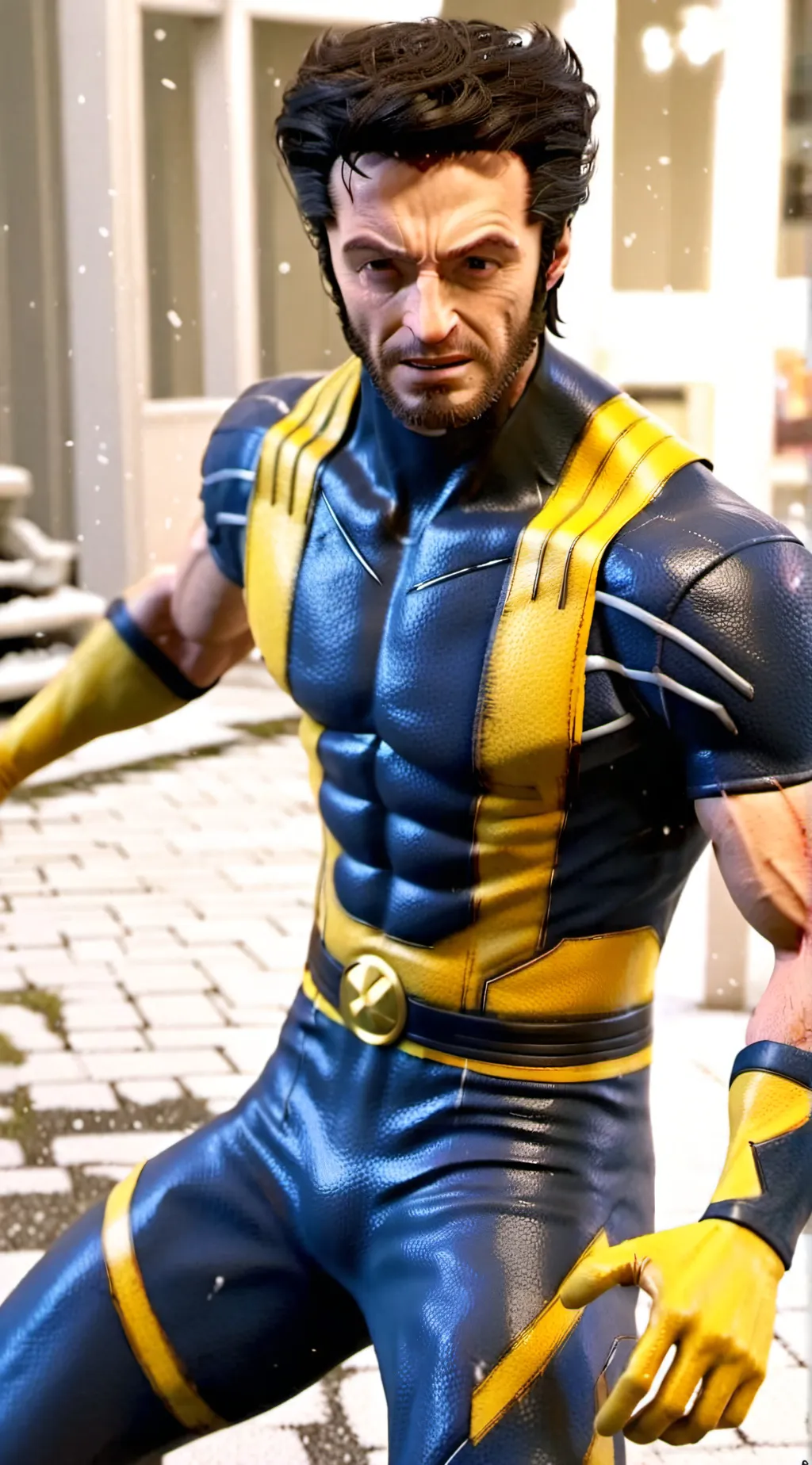 ai character: wolverine wife  background