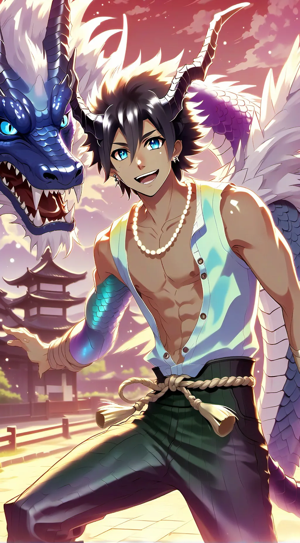 ai character: Ryuu background