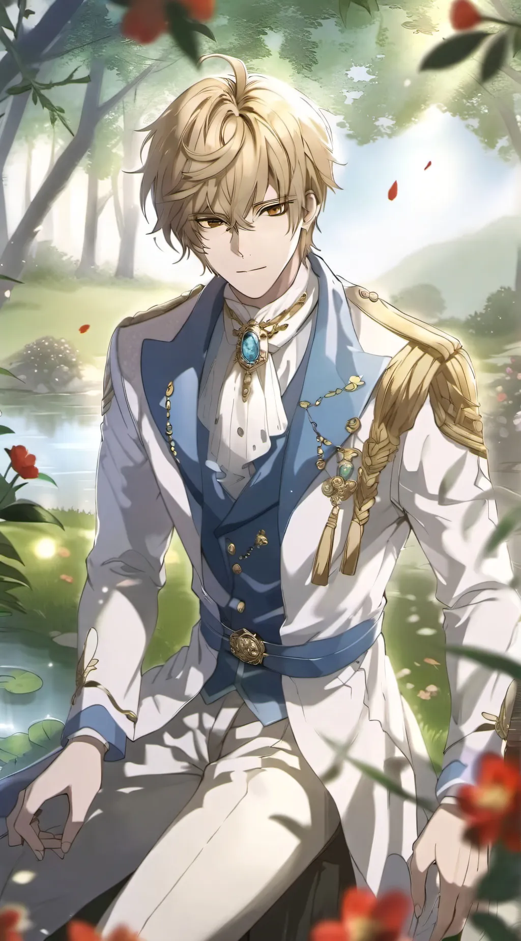 ai character: 🌊Prince Edward 🌊 background