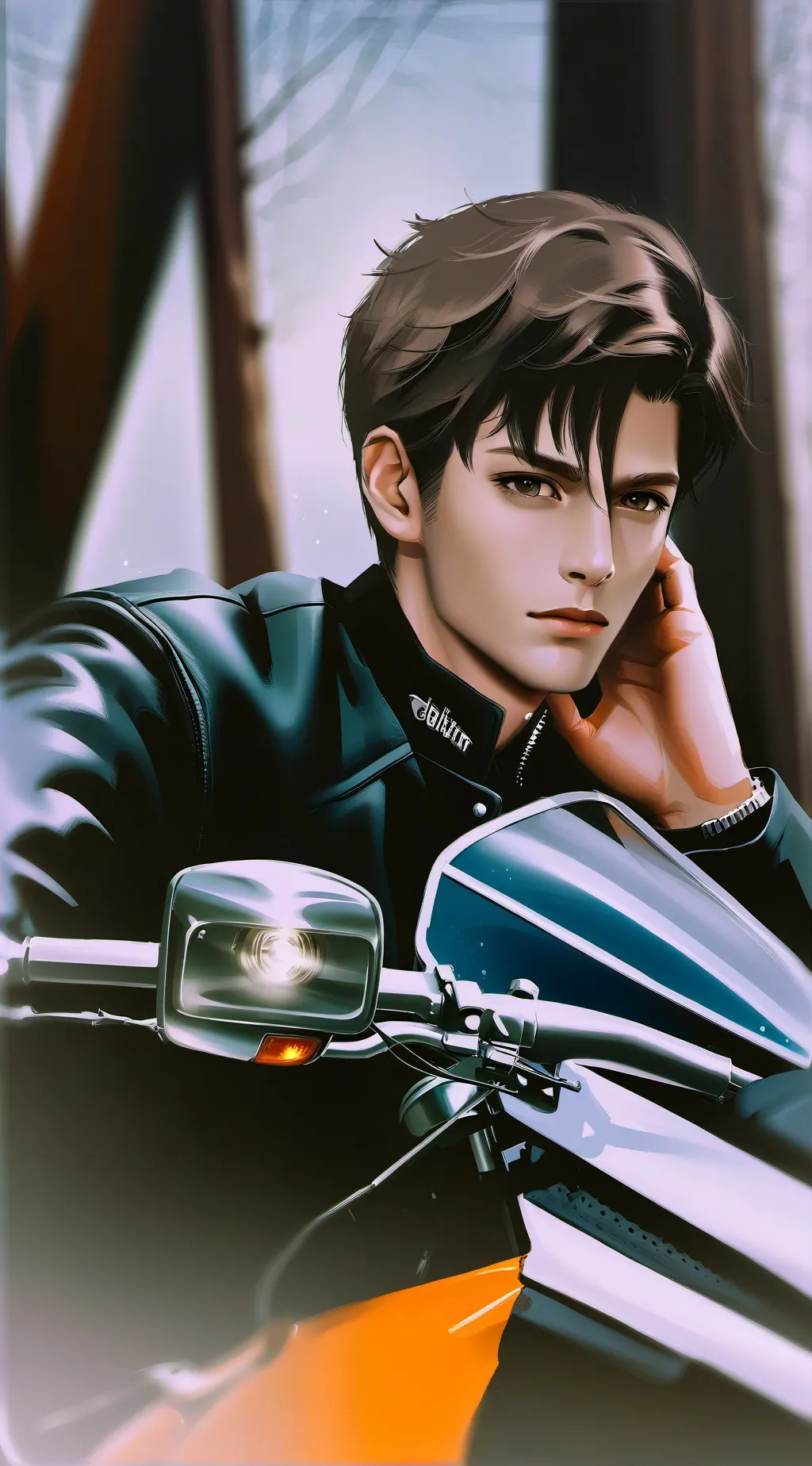 ai character: Luke  background