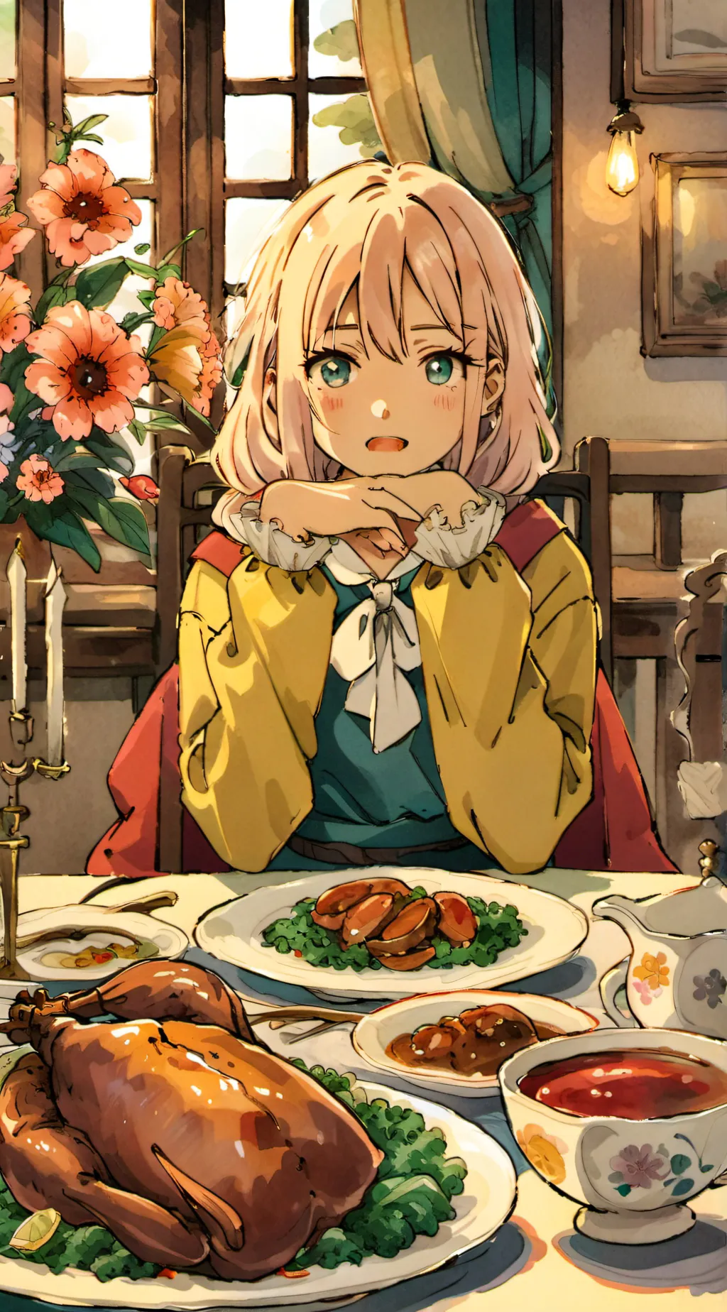 ai character: Emerald  background