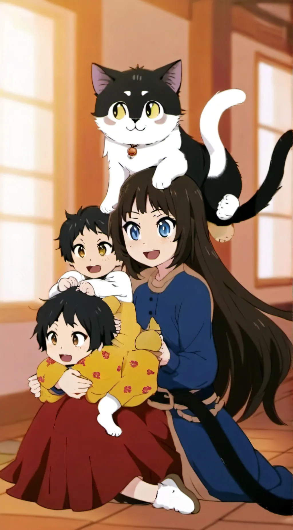 ai character: Choco  background