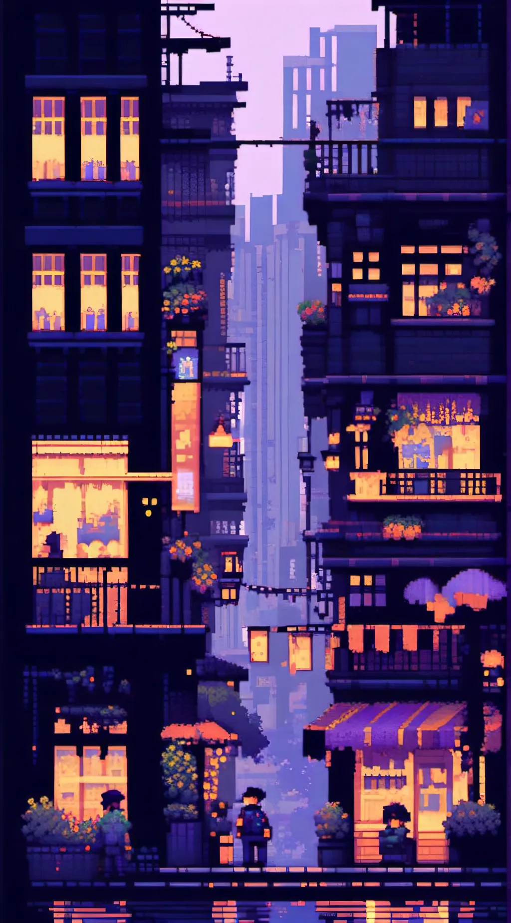 ai character: the tent City pt3 background