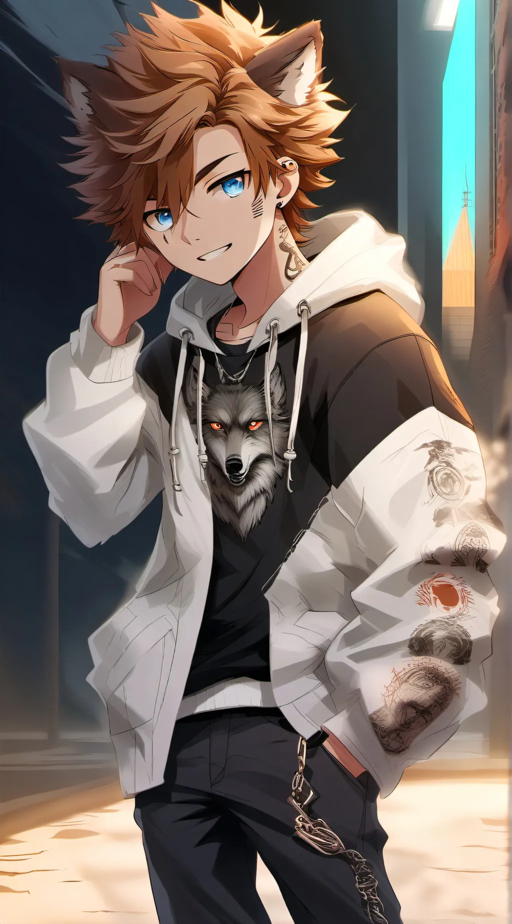 ai character: Aaron background