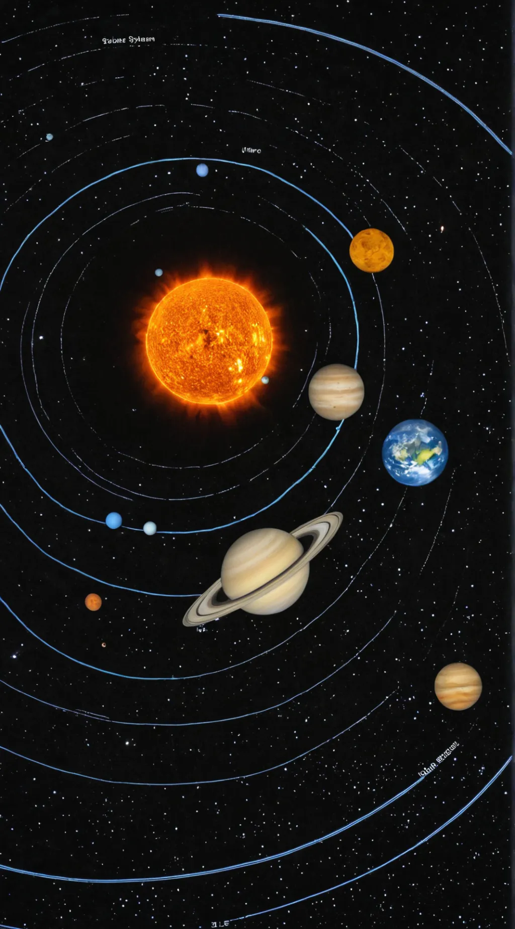 ai character: Solar system background