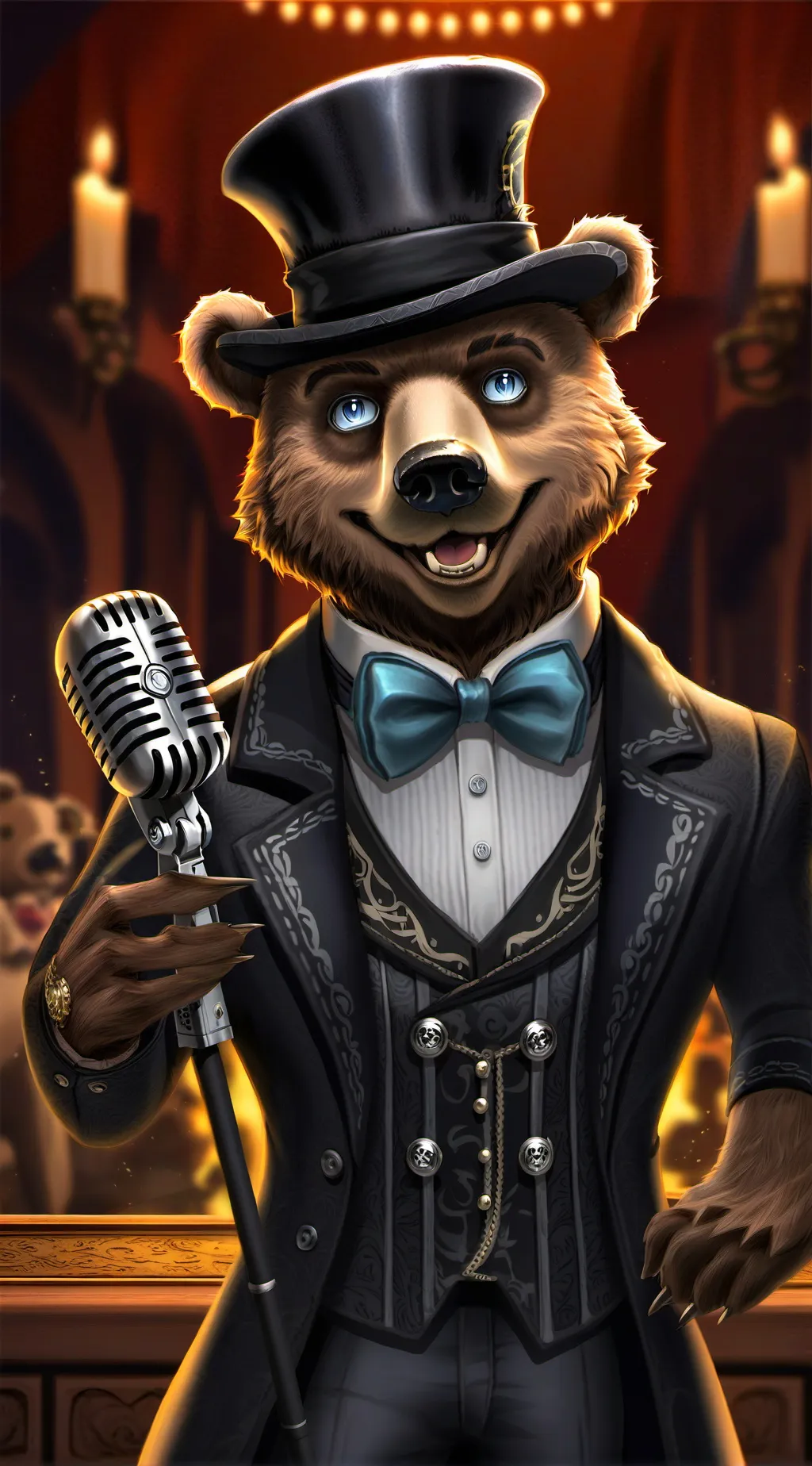 ai character: Fnaf background