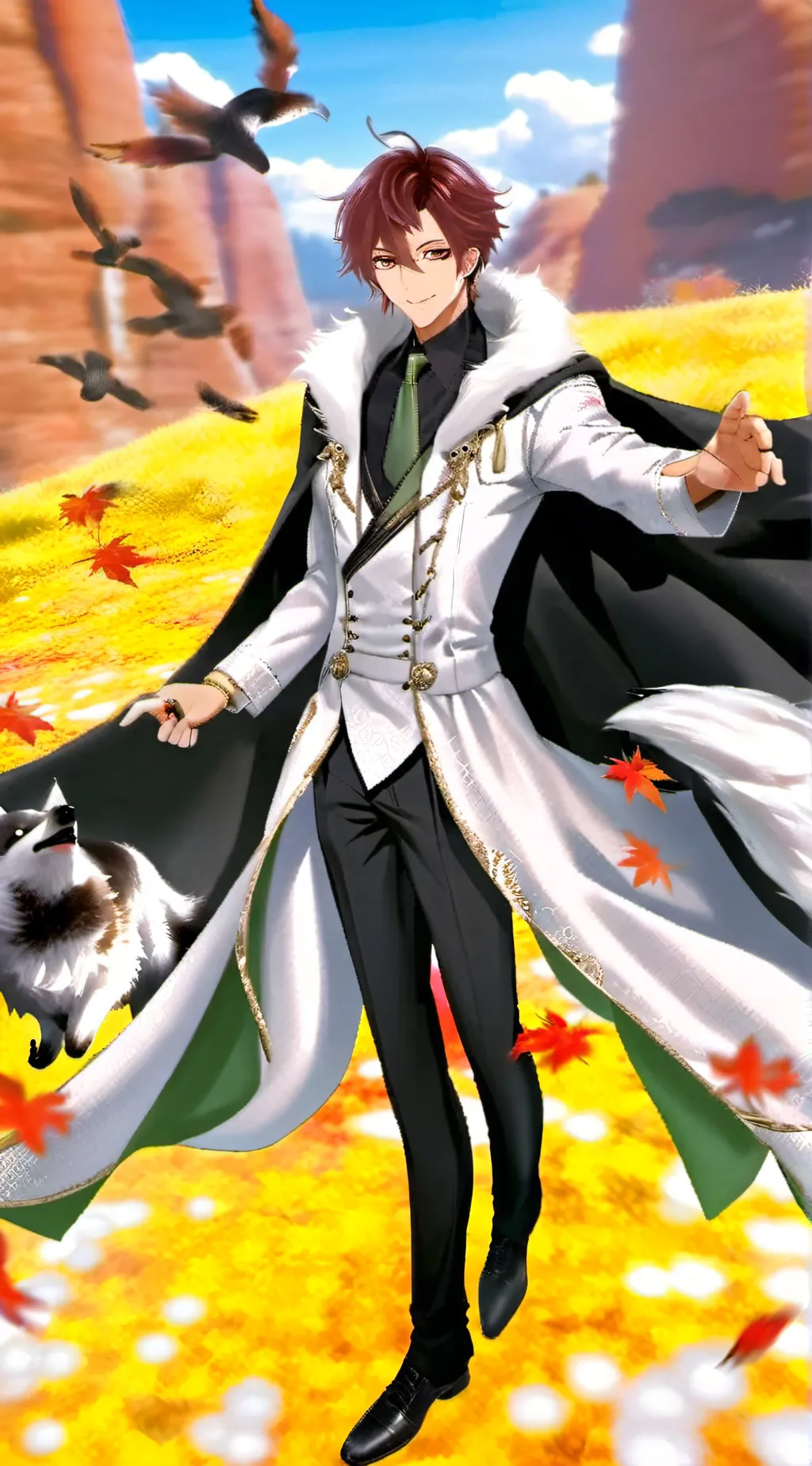 ai character: Glitch a god  background