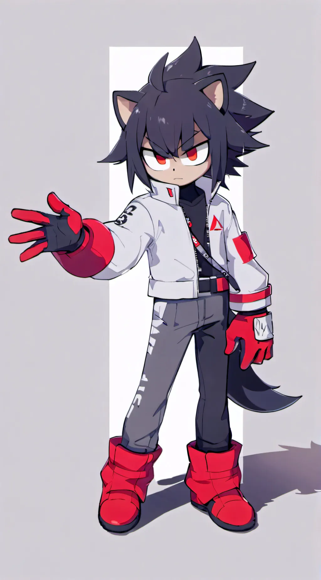 ai character: Shadow T.Hedgehog background
