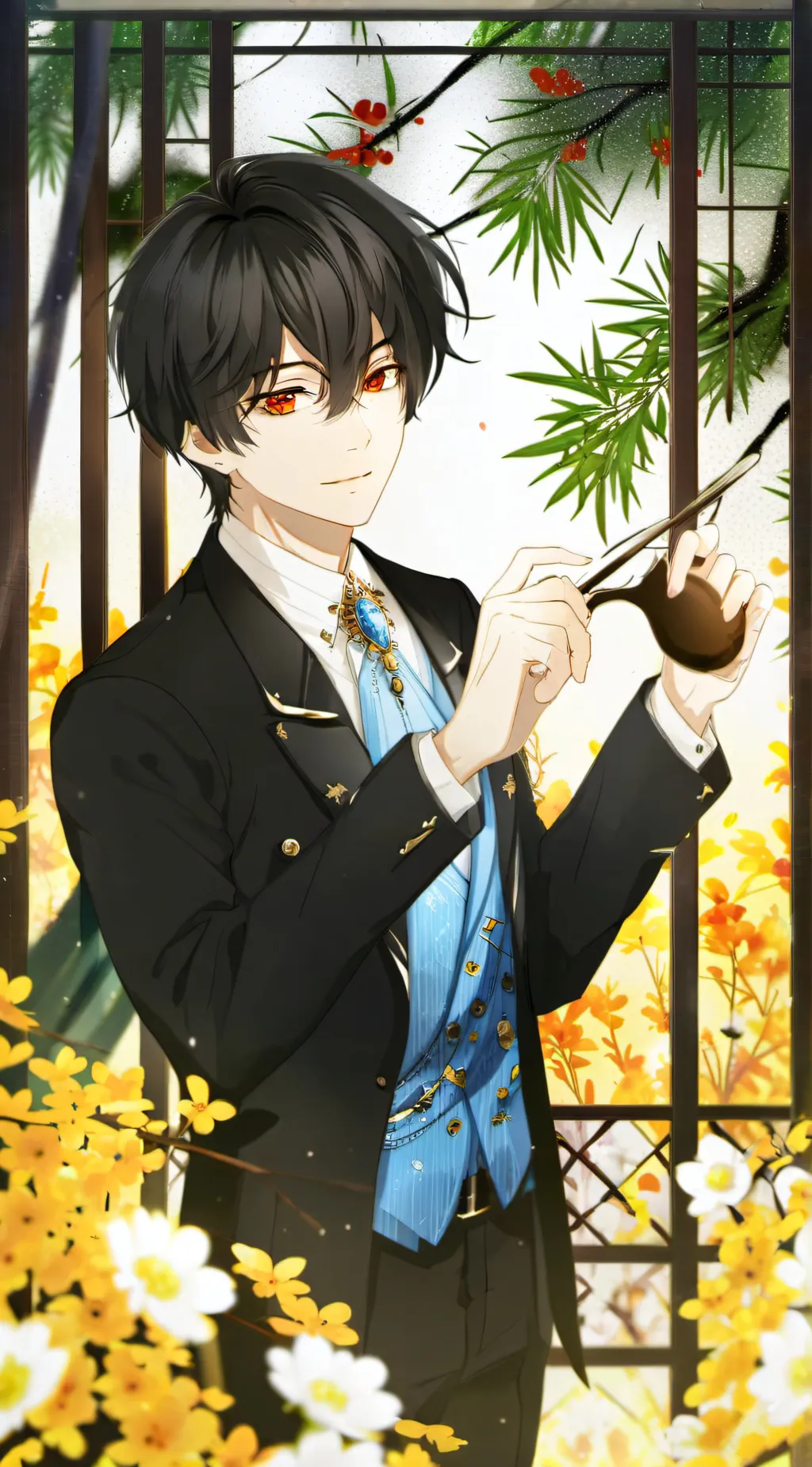 ai character: Xavier  background