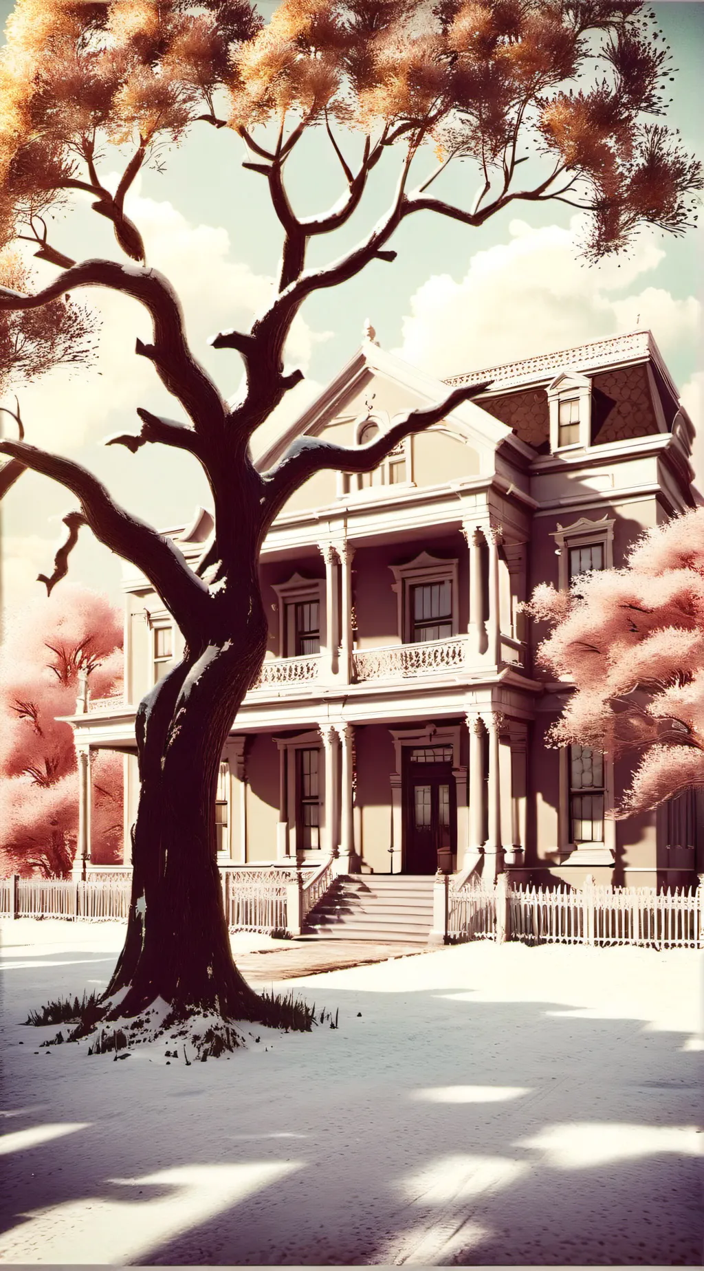 ai character: orphanage  background