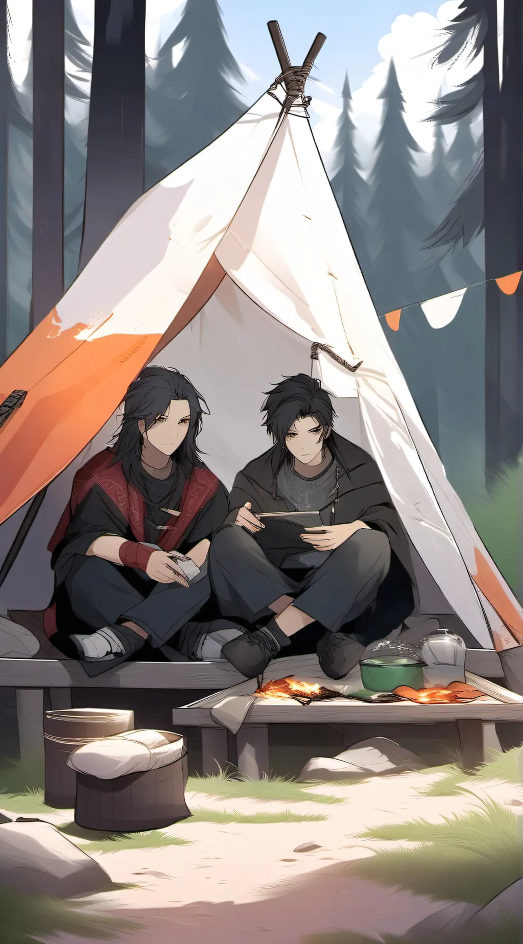 ai character: total drama overal background