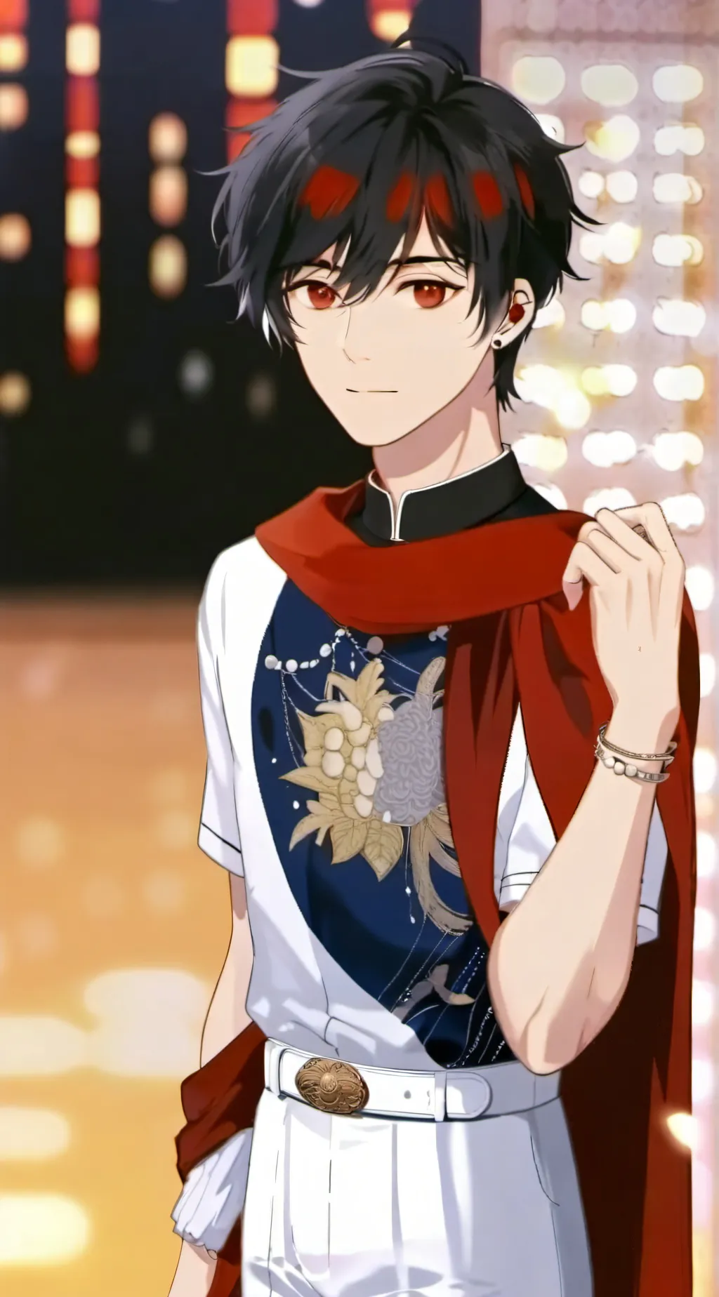 ai character: Yang yi zhe background