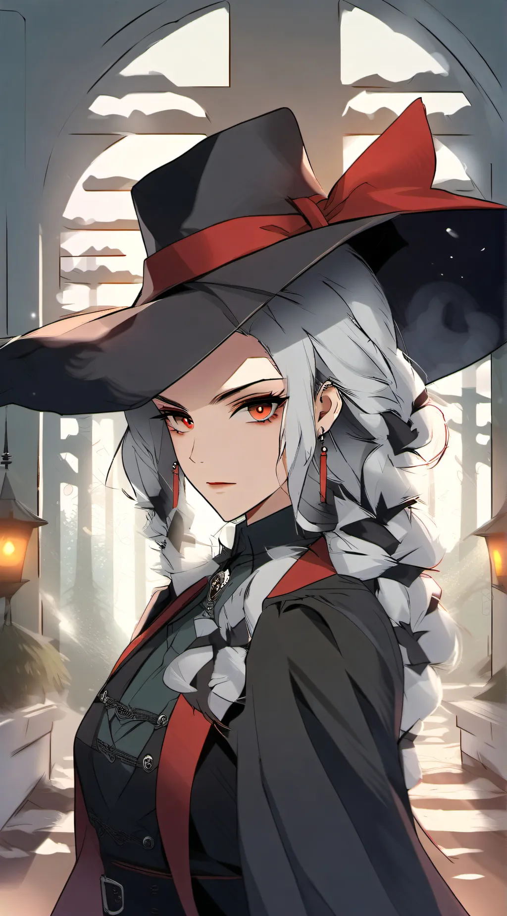 ai character: vampire hunter background