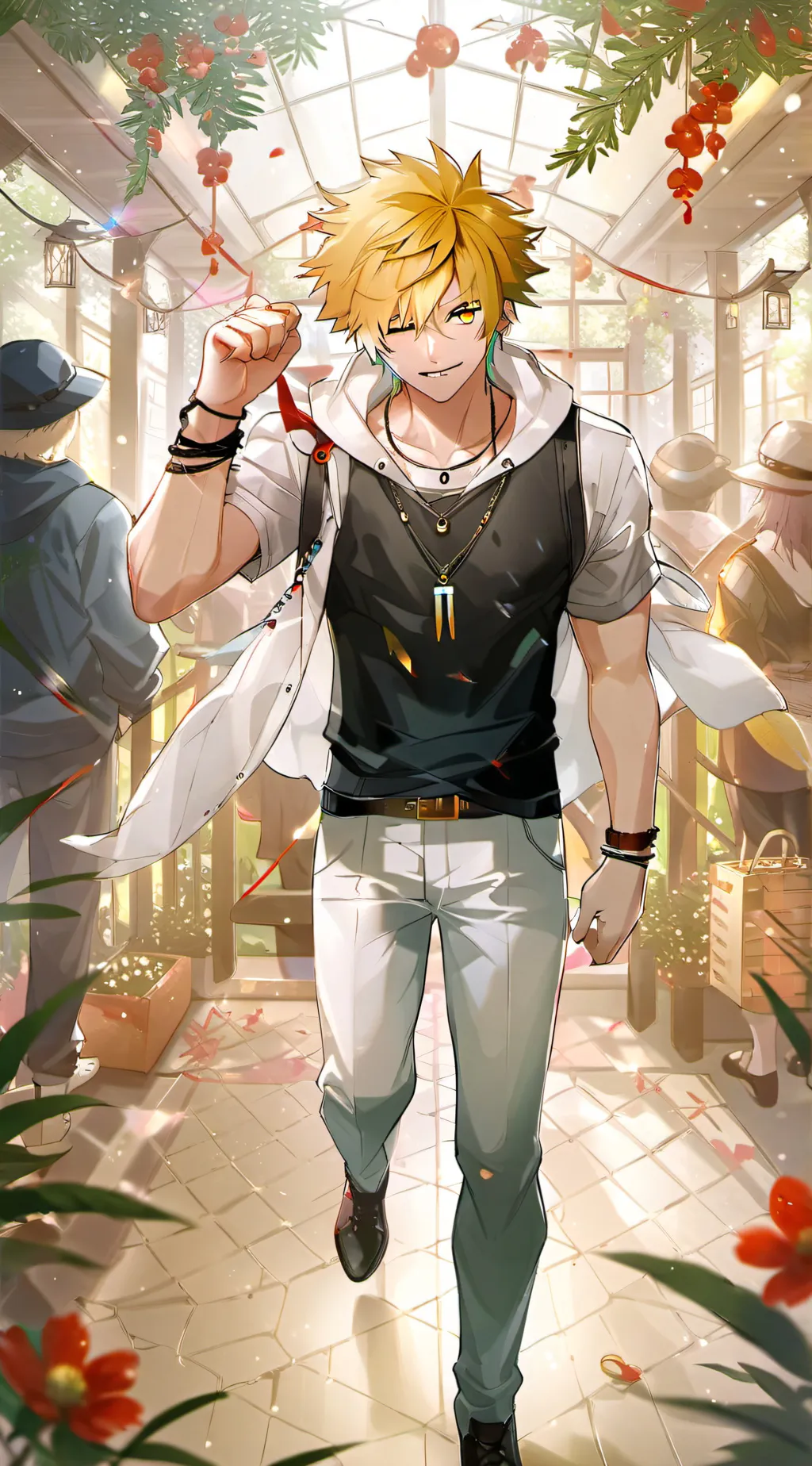 ai character: ✨🔥Bakugo🔥✨ background