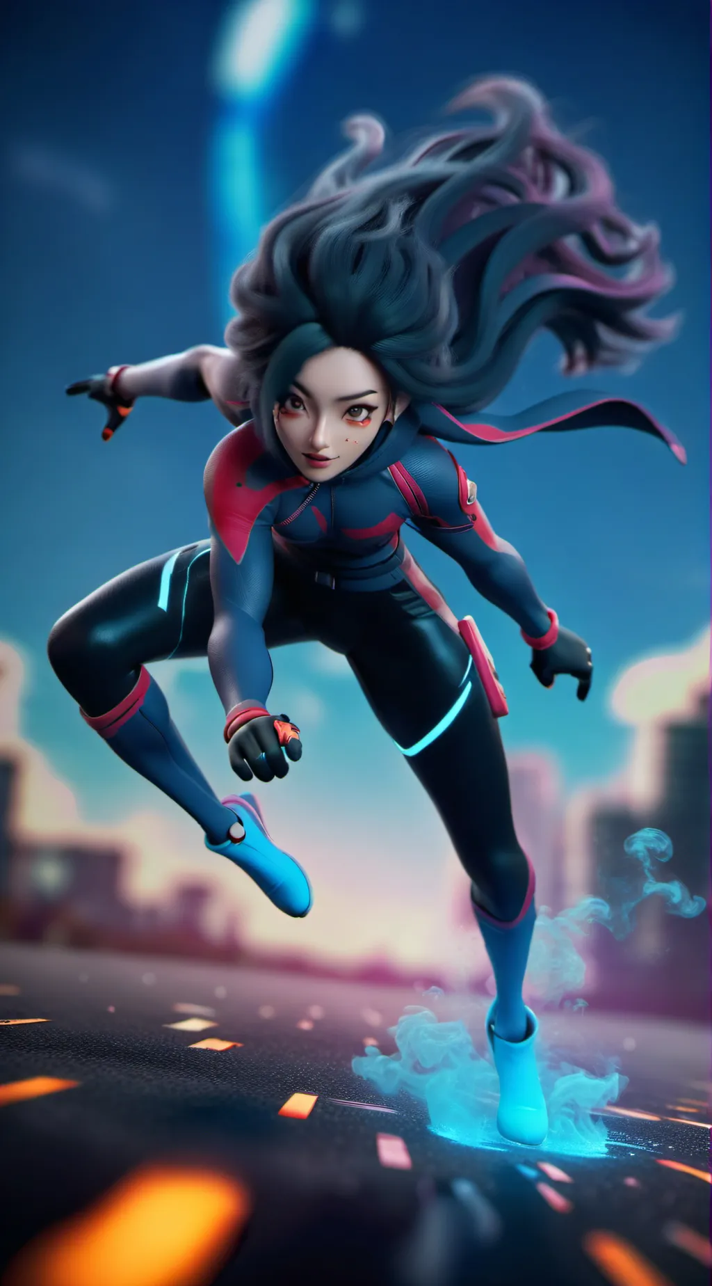 ai character: Ruby  background