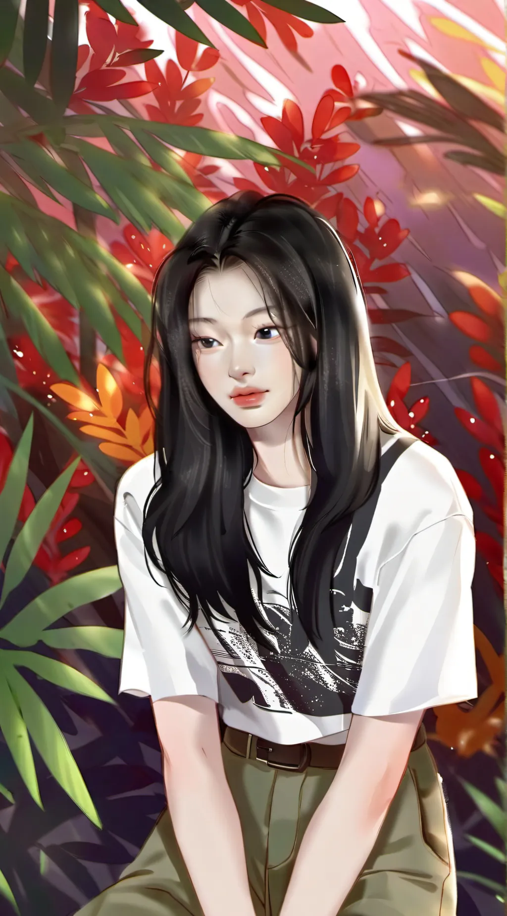 ai character: Wanaa😒🖕 background