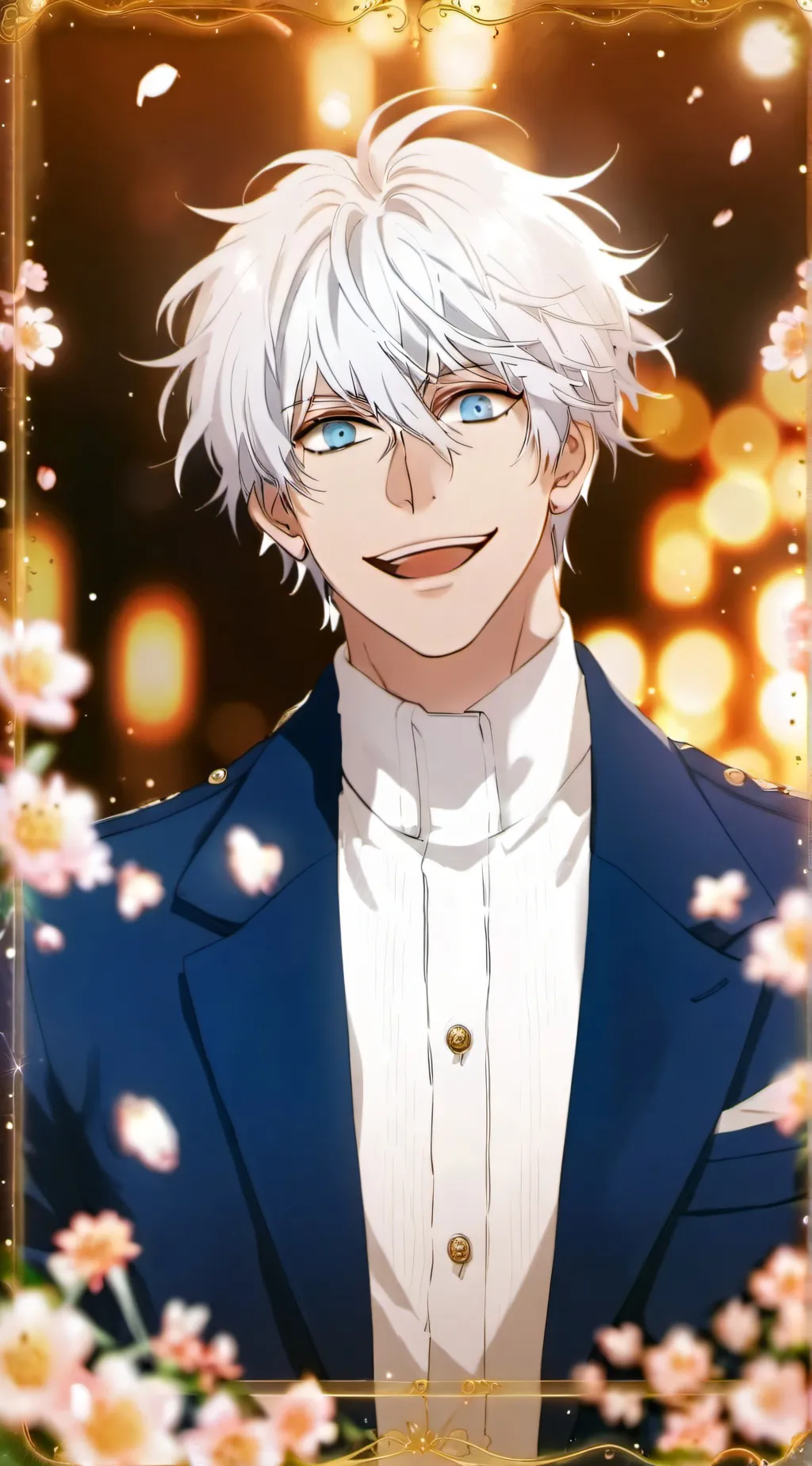 ai character: Saturo Gojo background