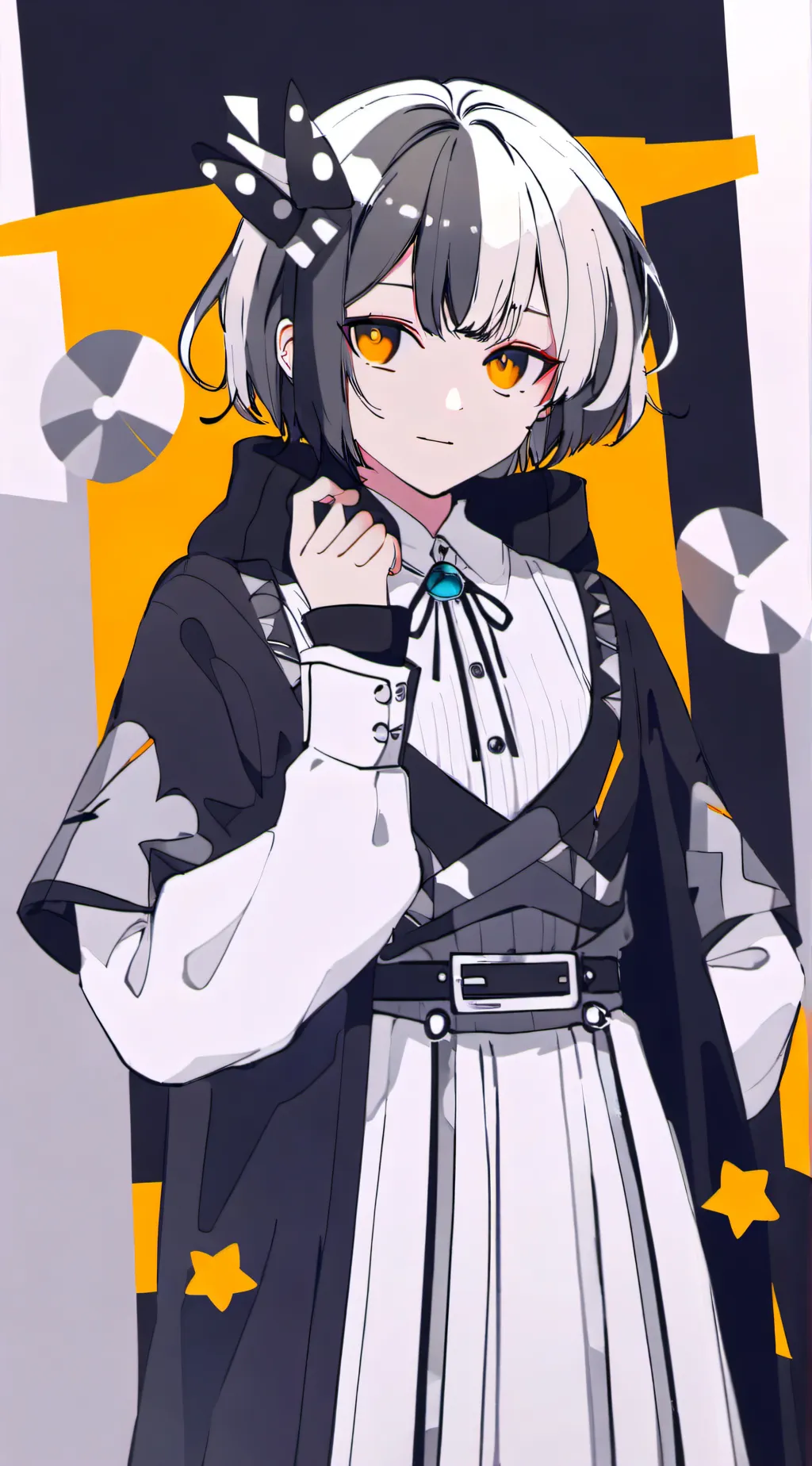 ai character: Ashley  background