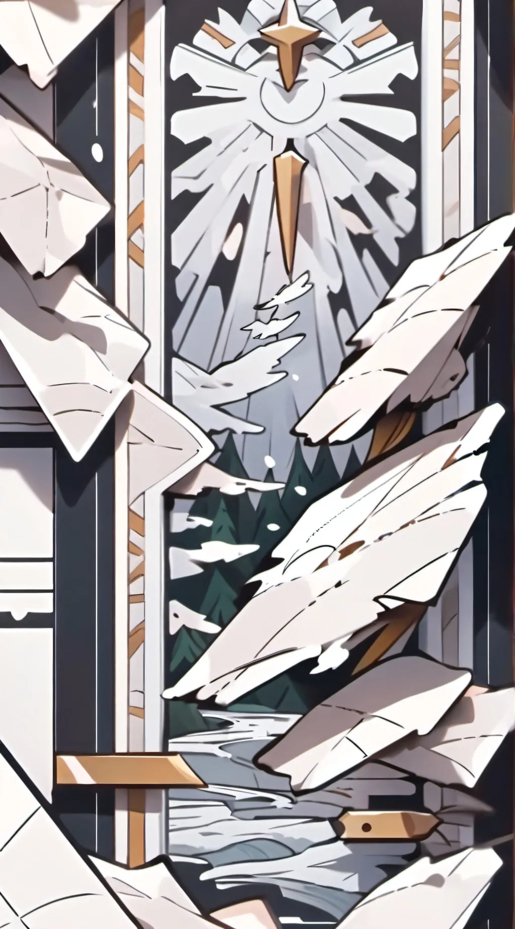 ai character: purple girl background