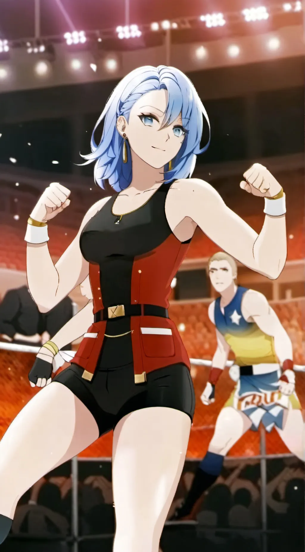 ai character: WWE MATCH (fiona) background