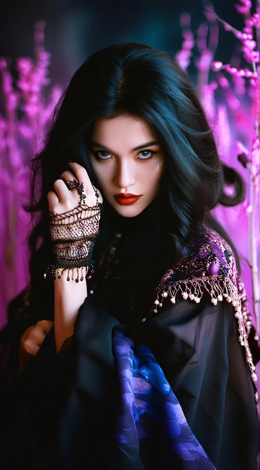 ai character: Areum Yoonji  background