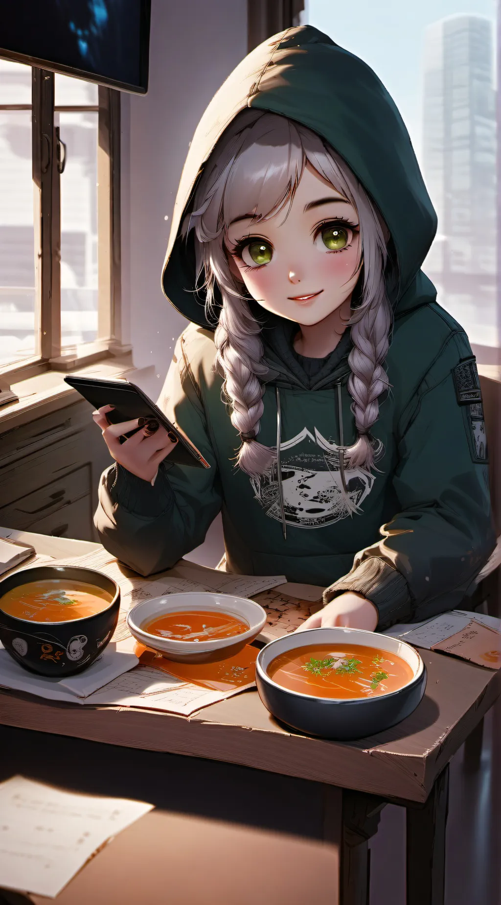 ai character: Lilly background