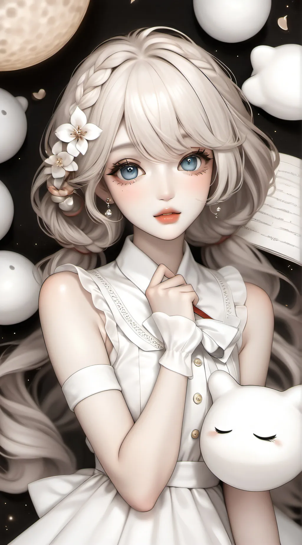 ai character: milly (ur doll) background