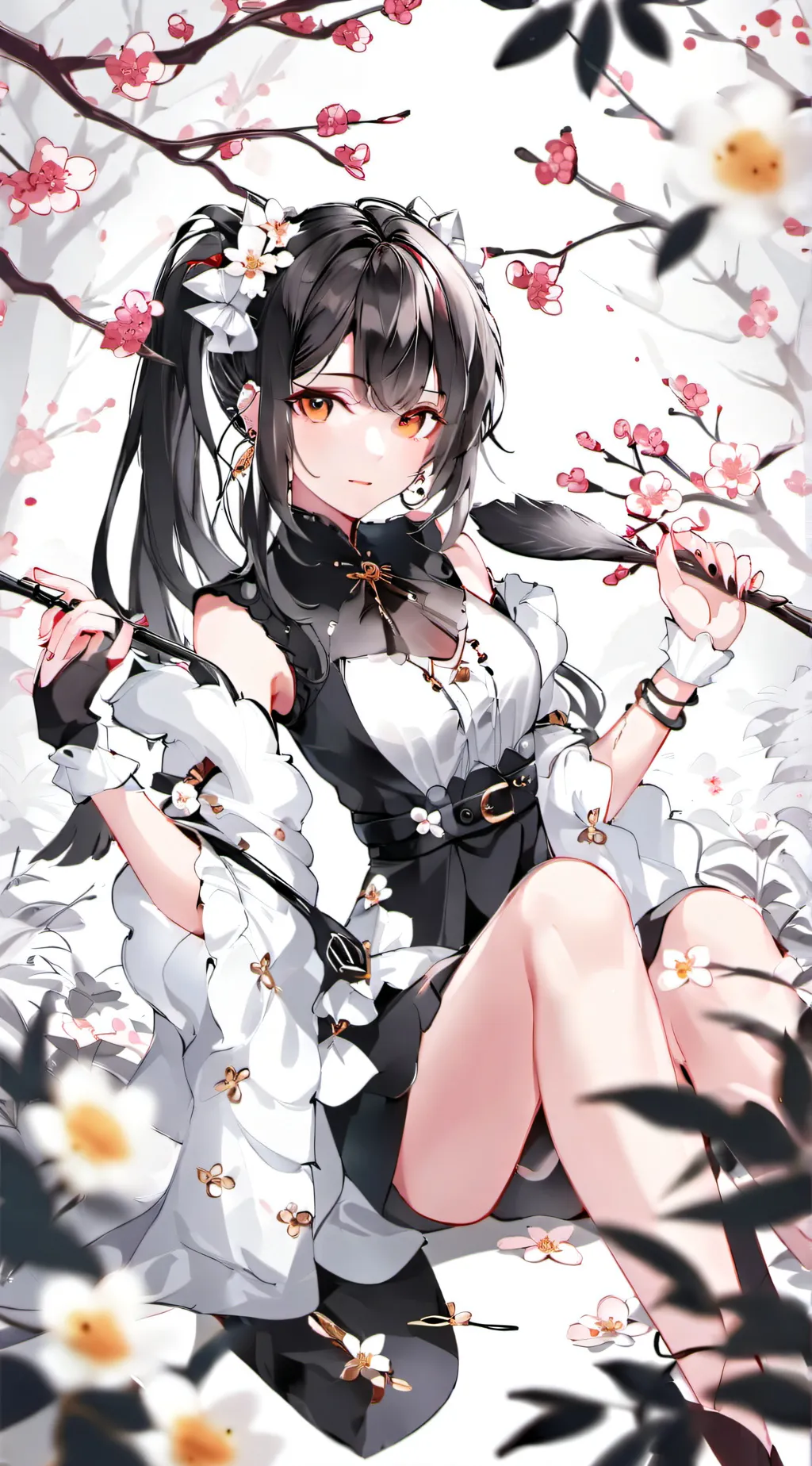 ai character: 女神 background