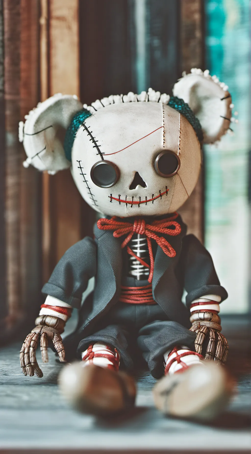ai character: Voodoo doll  background