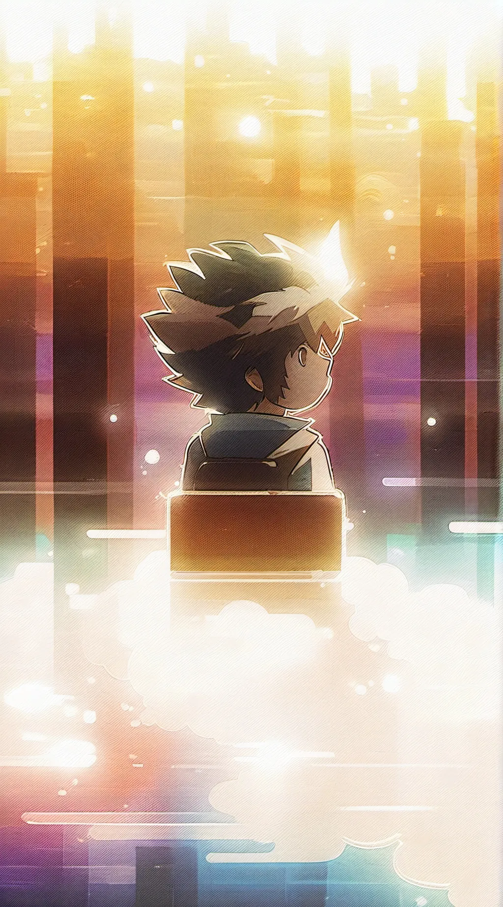 ai character: MHA SLEEP OVER background