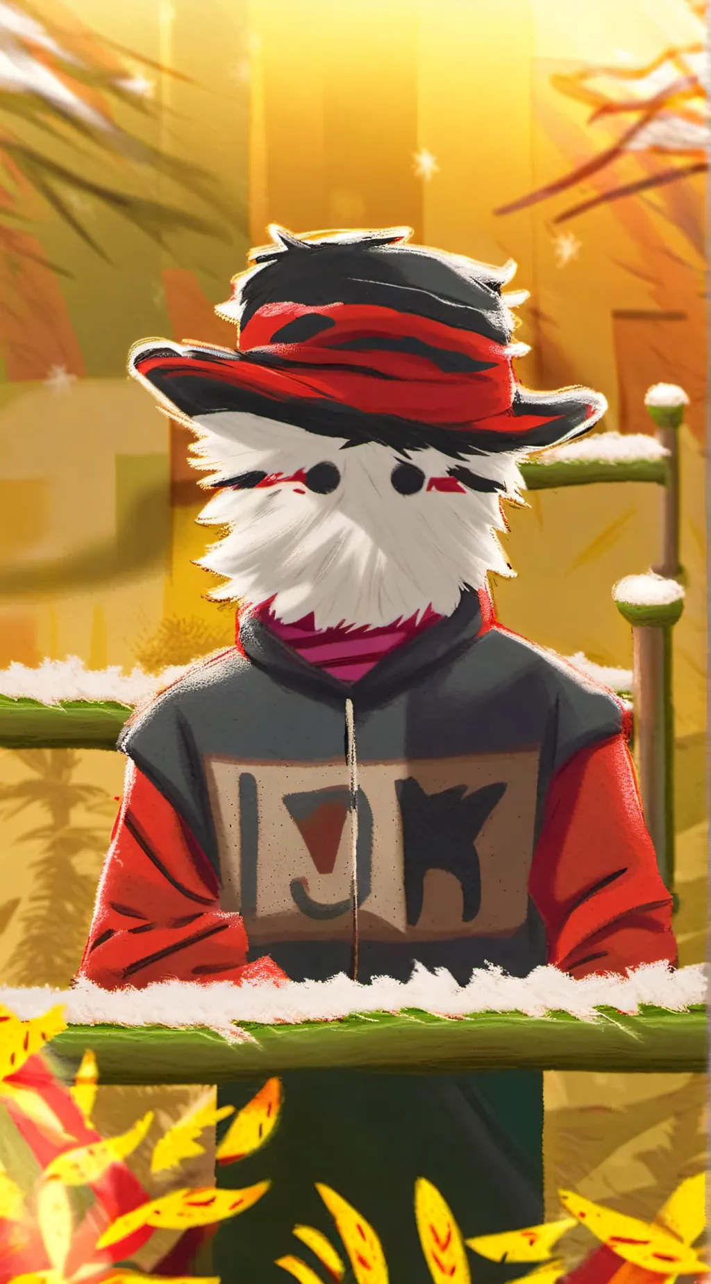 ai character: Poob x Pest background