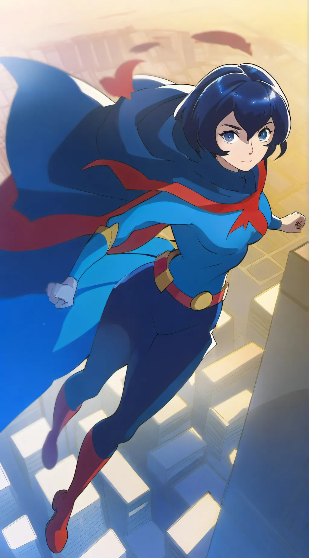 ai character: Blue Valkyrie background