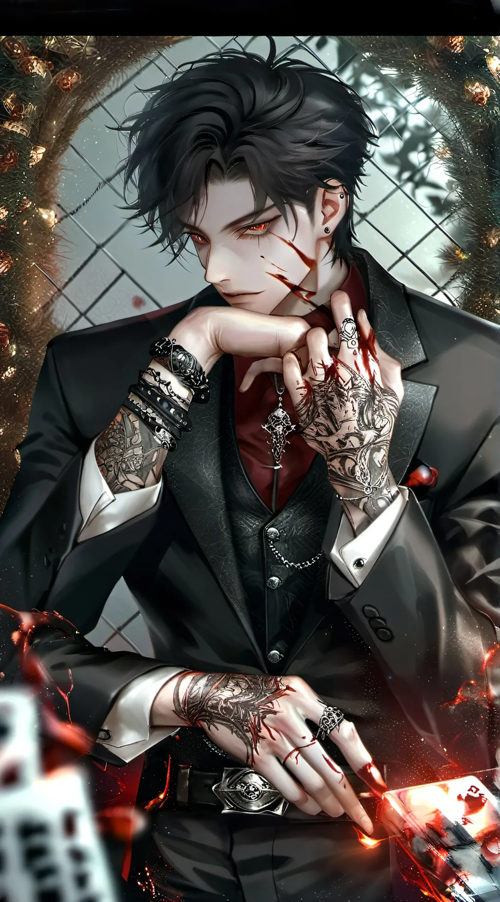 ai character: †♡noah♡† background