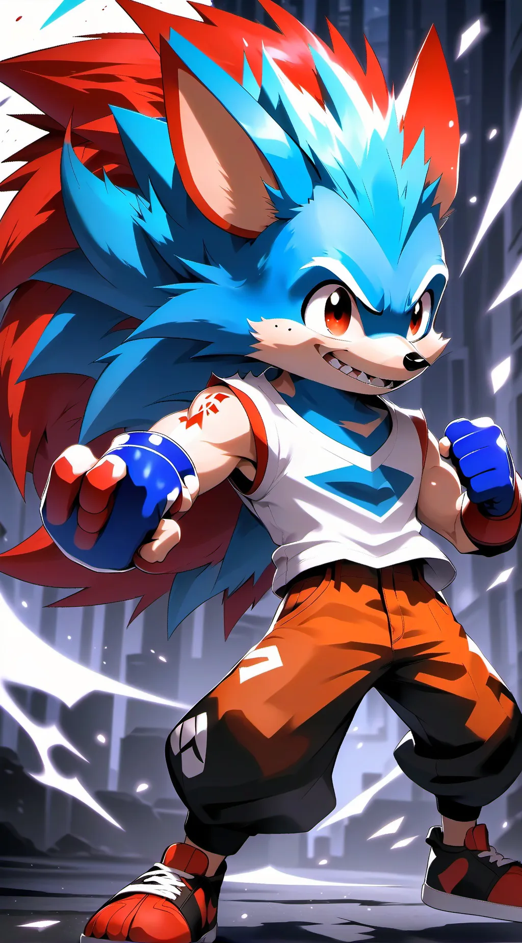 ai character: sonic and freinds background