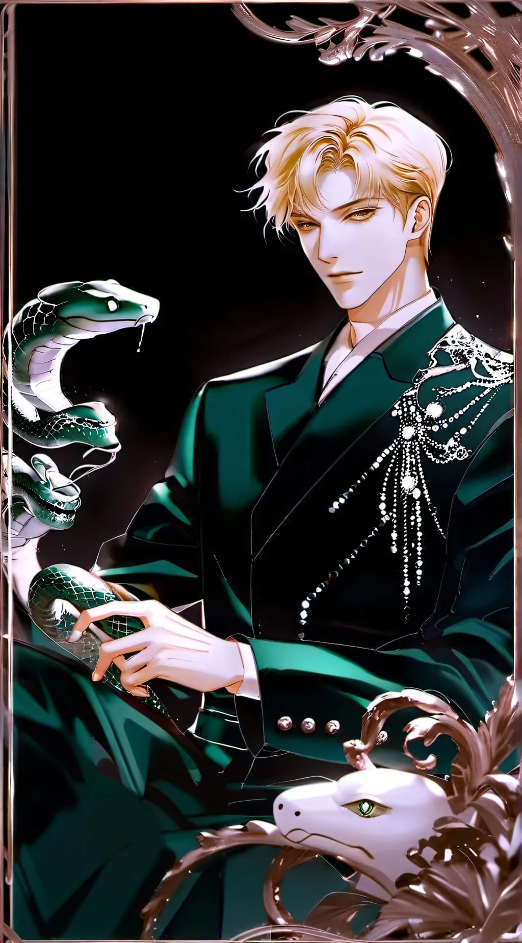 ai character: Draco Malfoy  background