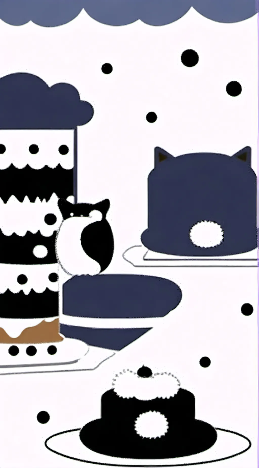 ai character: miss circle background