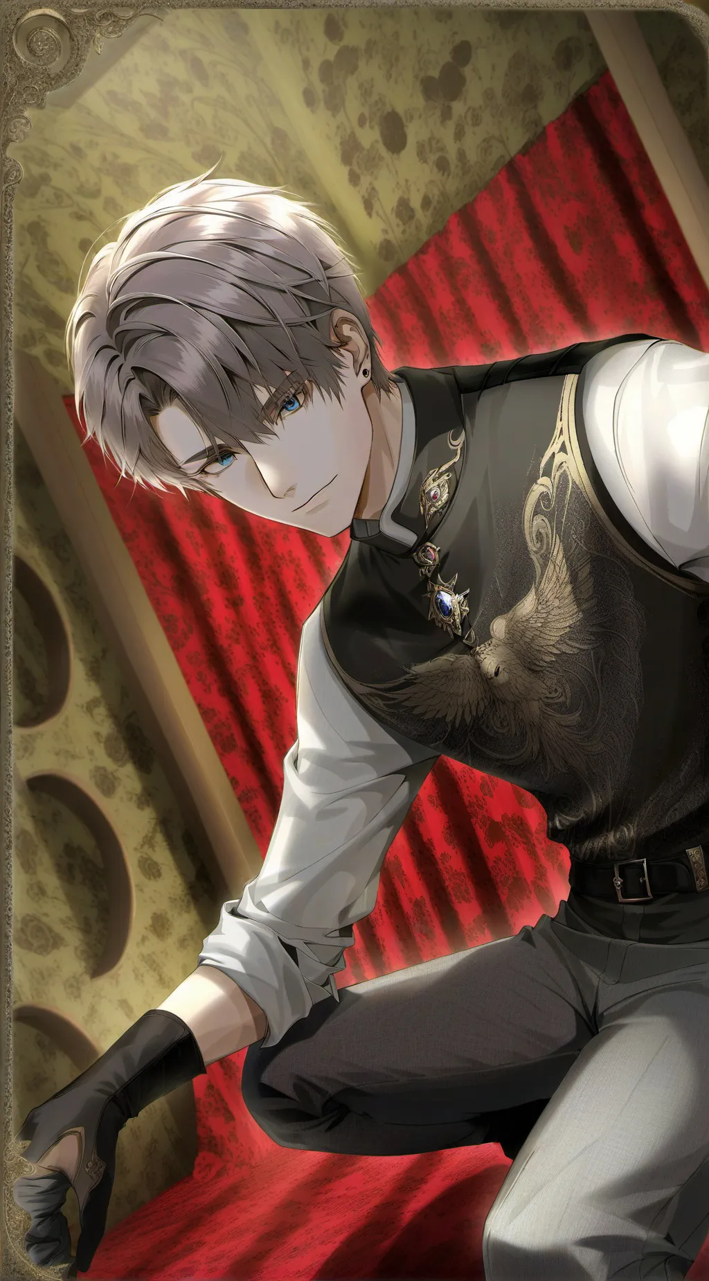 ai character: Xavier  background