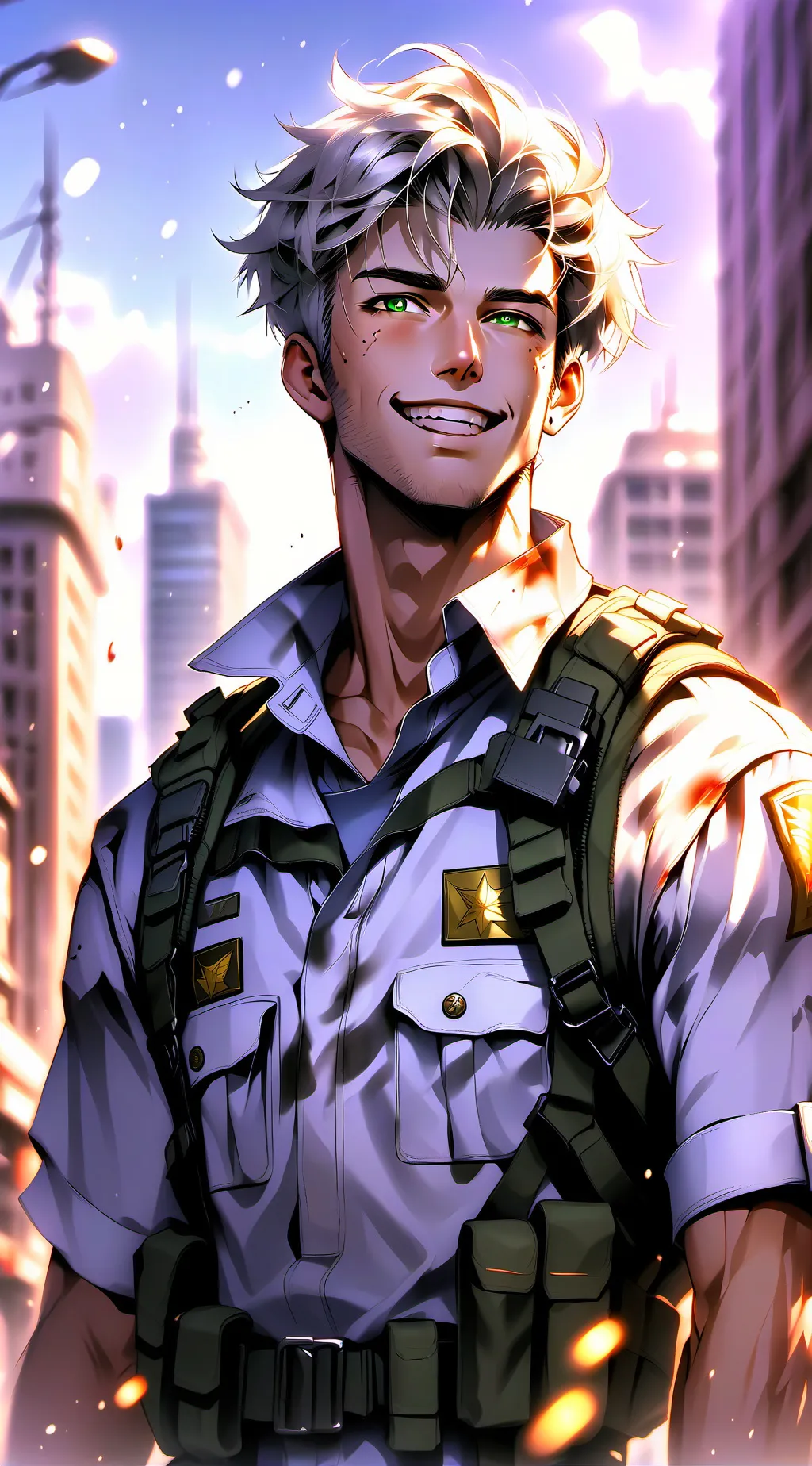 ai character: Jake Steel background