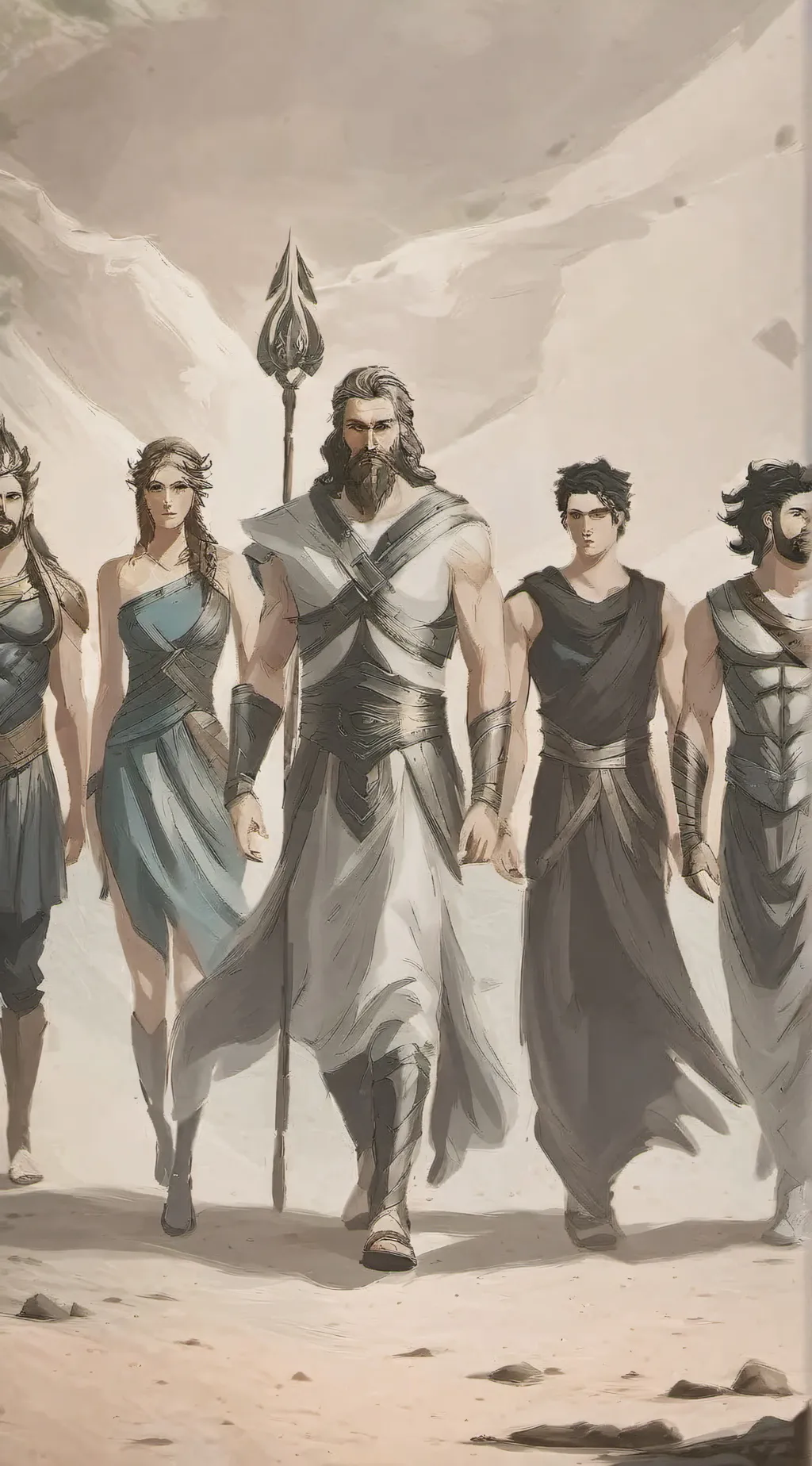 ai character: Pressure X Epic background