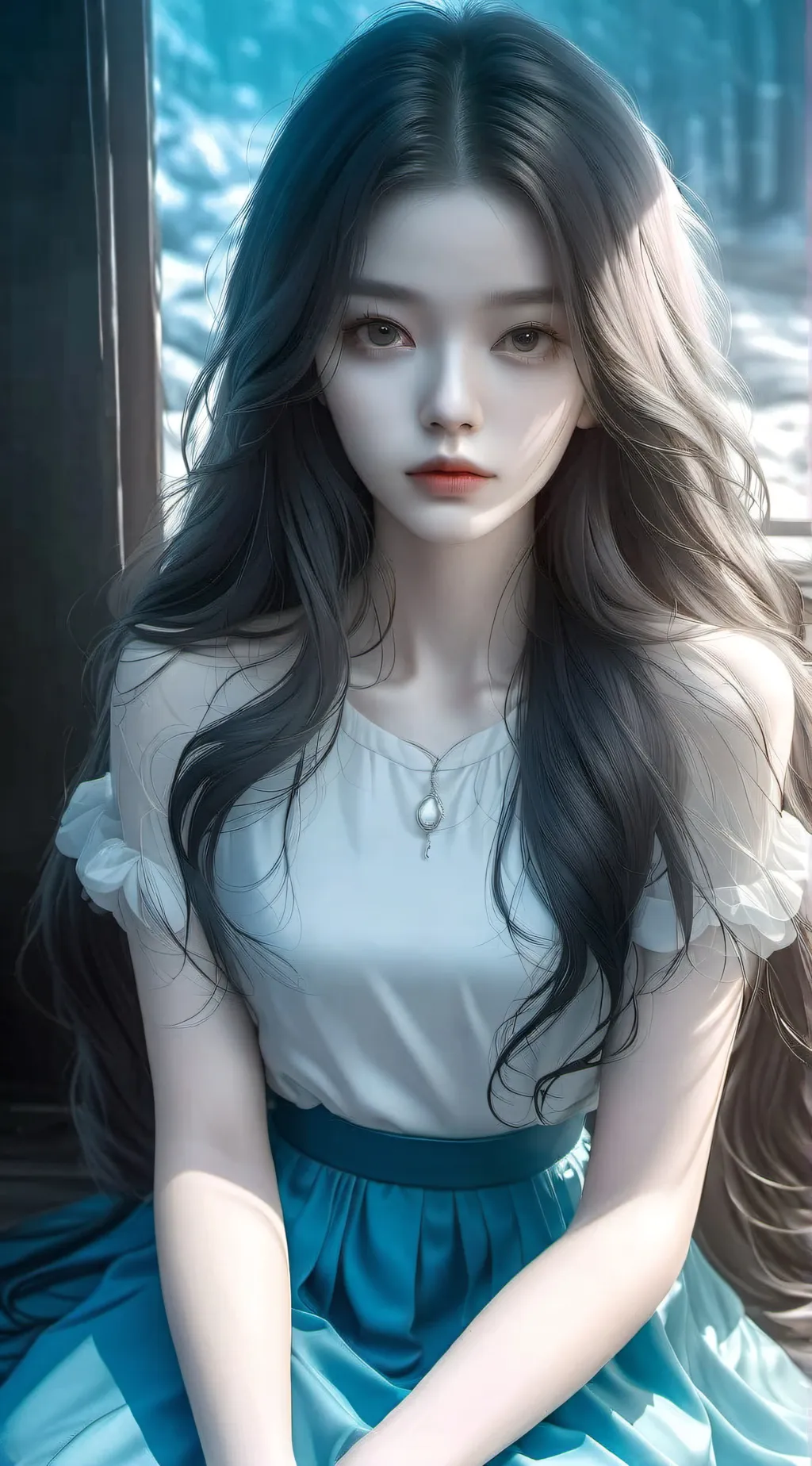 ai character: zhoey veralina background