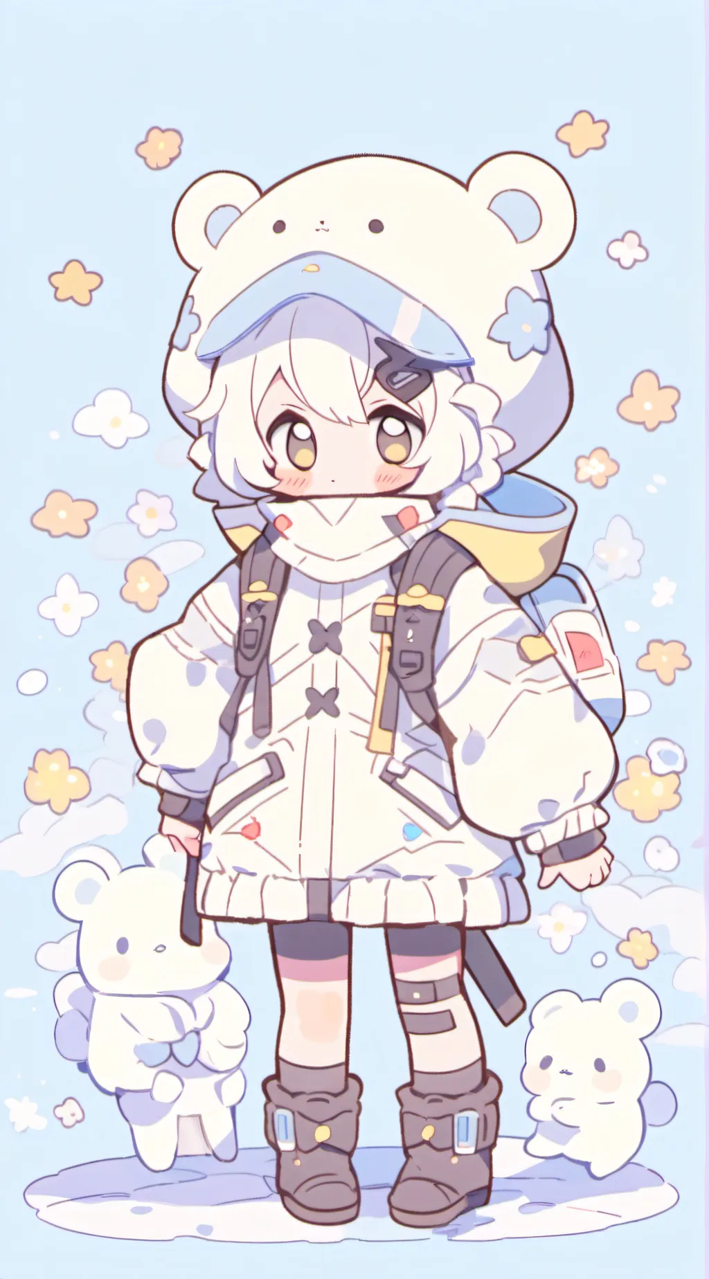 ai character: Fred x yn background