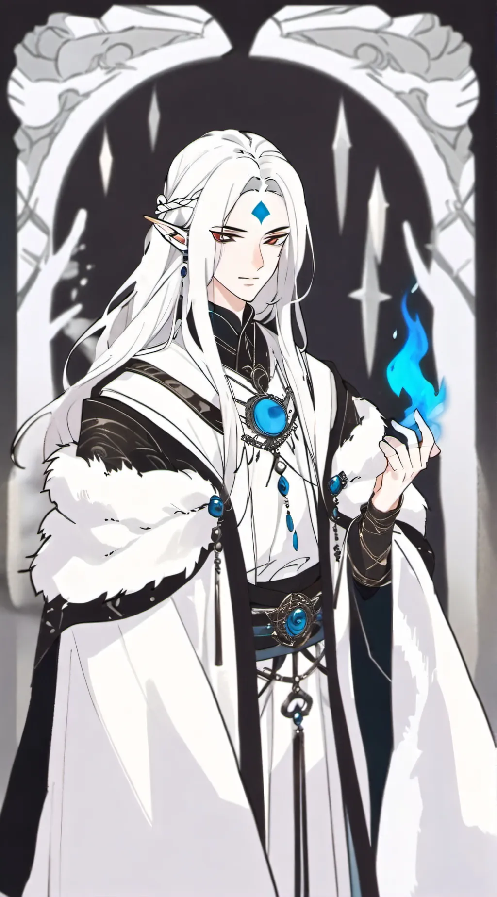 ai character: Mobei Jun  background