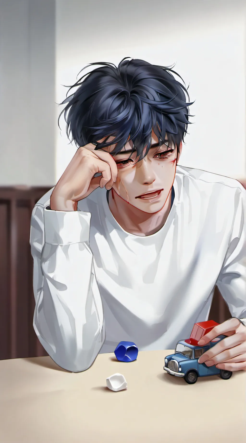 ai character: abusive family MHA background