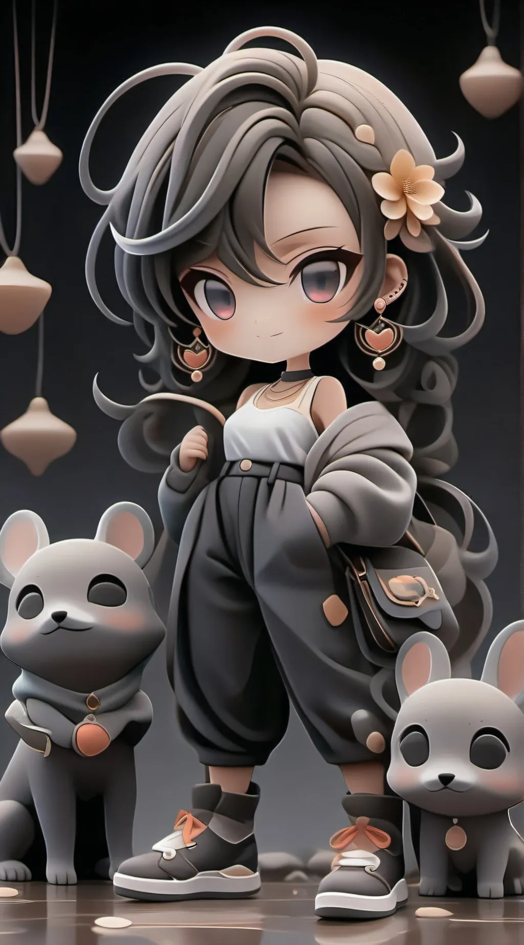 ai character: T.R×S.S background