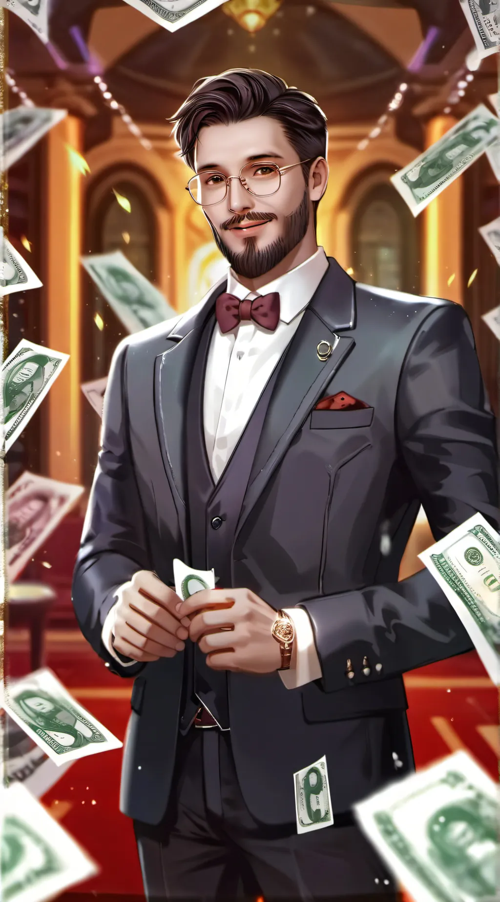 ai character: secret killer background