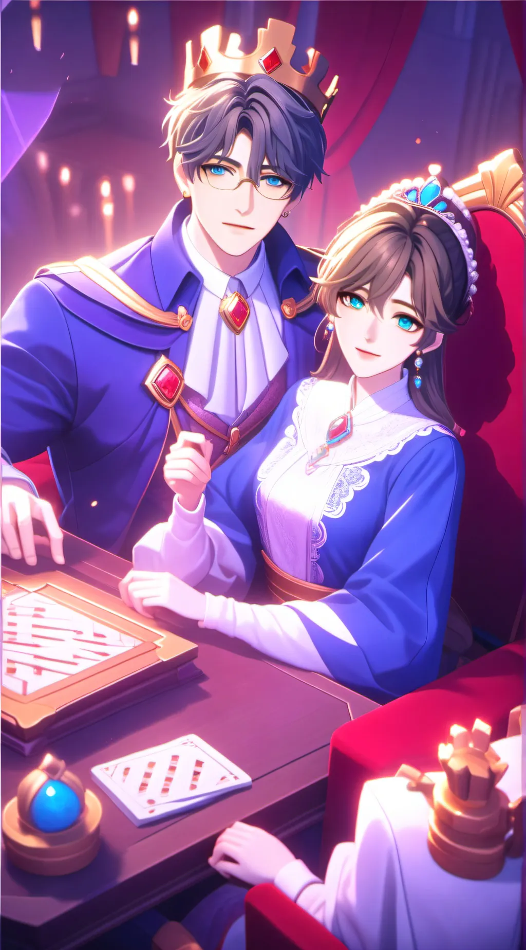 ai character: King background