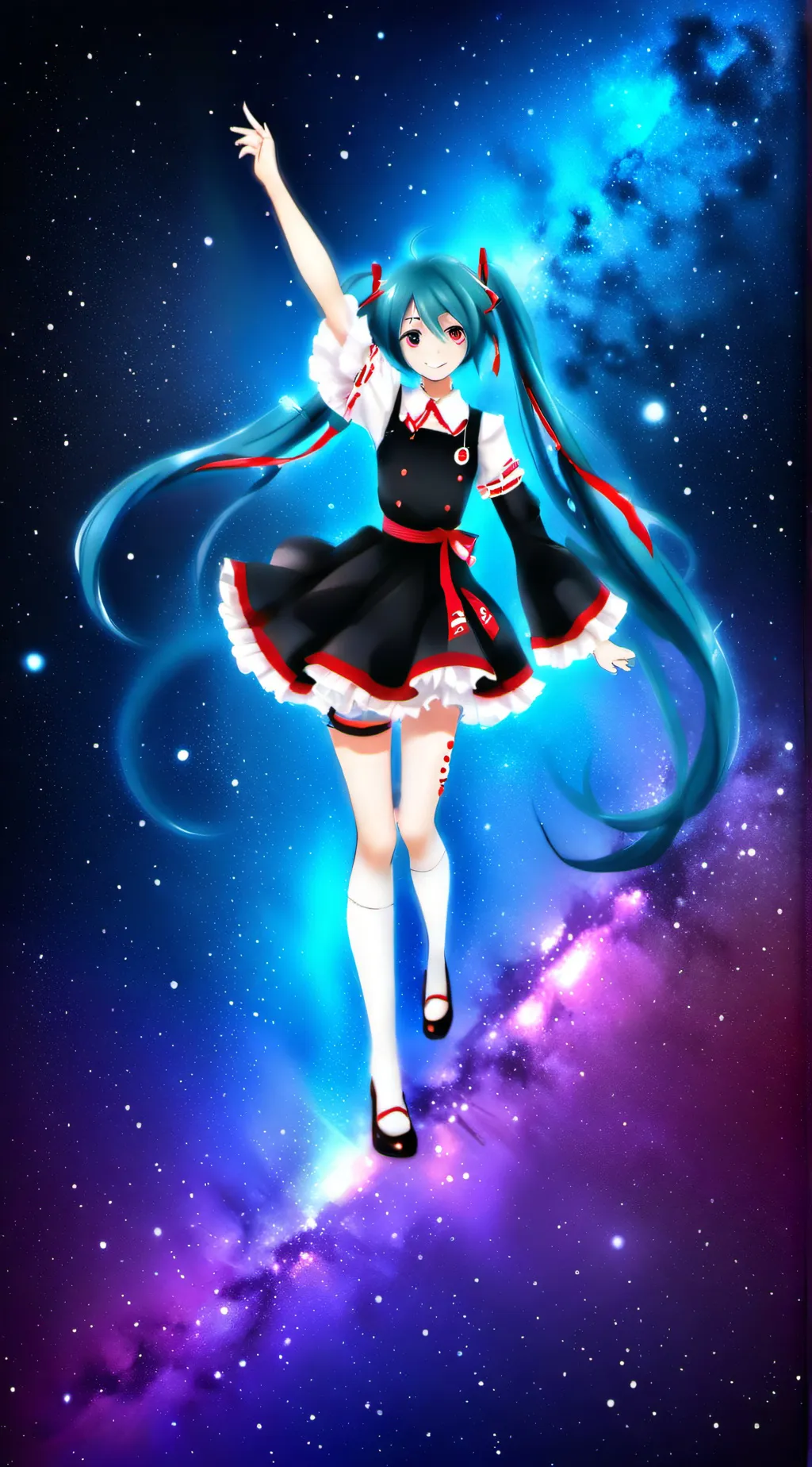 ai character: Teto background